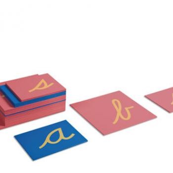 Sandpaper Letters With Box Cursive