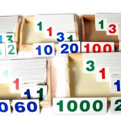 Large Number Cards - Montessori Materials 